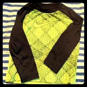 Nike Dri-fit Tee size 3t neon yellow and black